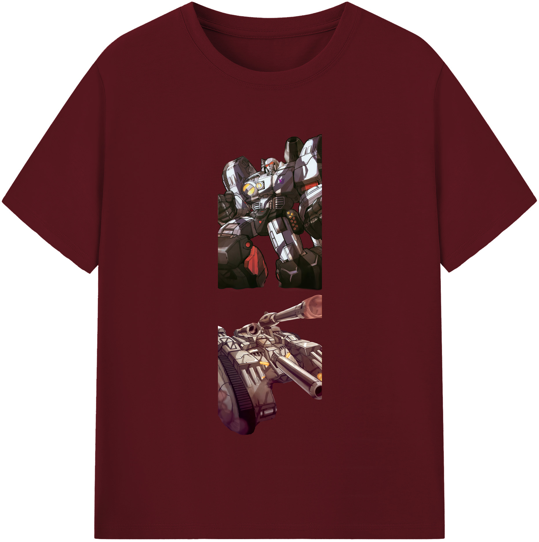 （画像用） Transformers トランスフォーマー 綿100％半袖Tシャツ（フロントプリント）